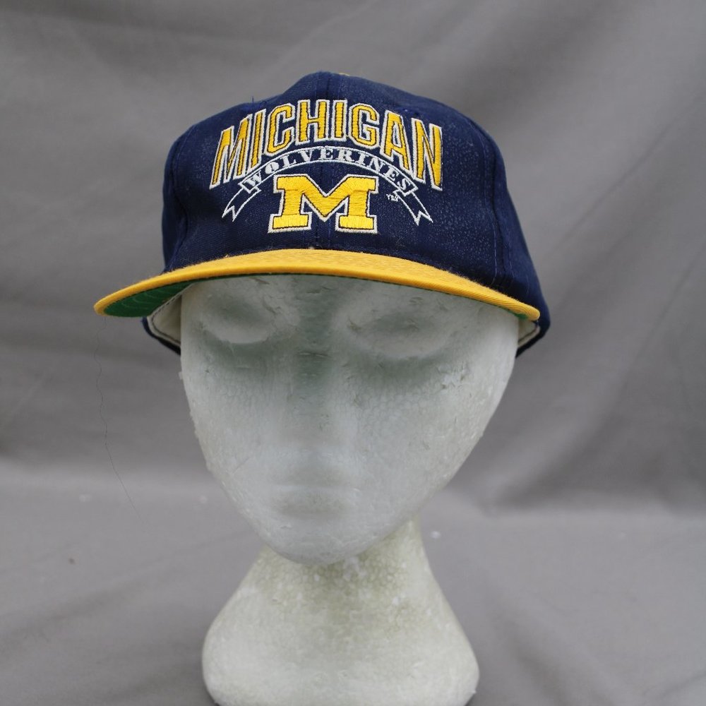 Michigan Wolverines Hat (VTG) - Big M Two Tone by the Game - Adult Snapback
